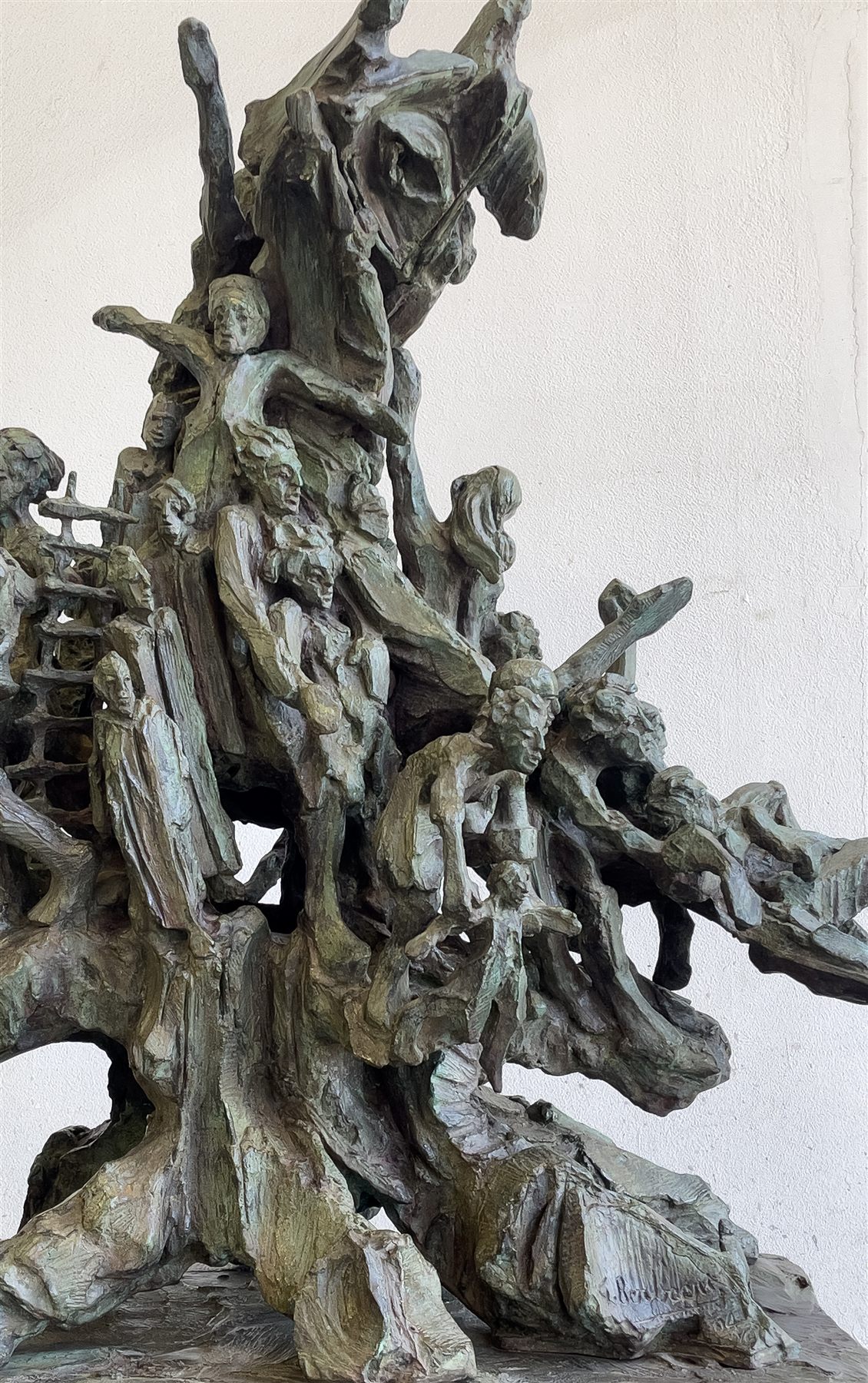 Mémorial « Le Cèdre de la Liberté », échelle 1/36, Dossier II (2003), sculpture d'Antoine Berberi, vue 12 sur 12