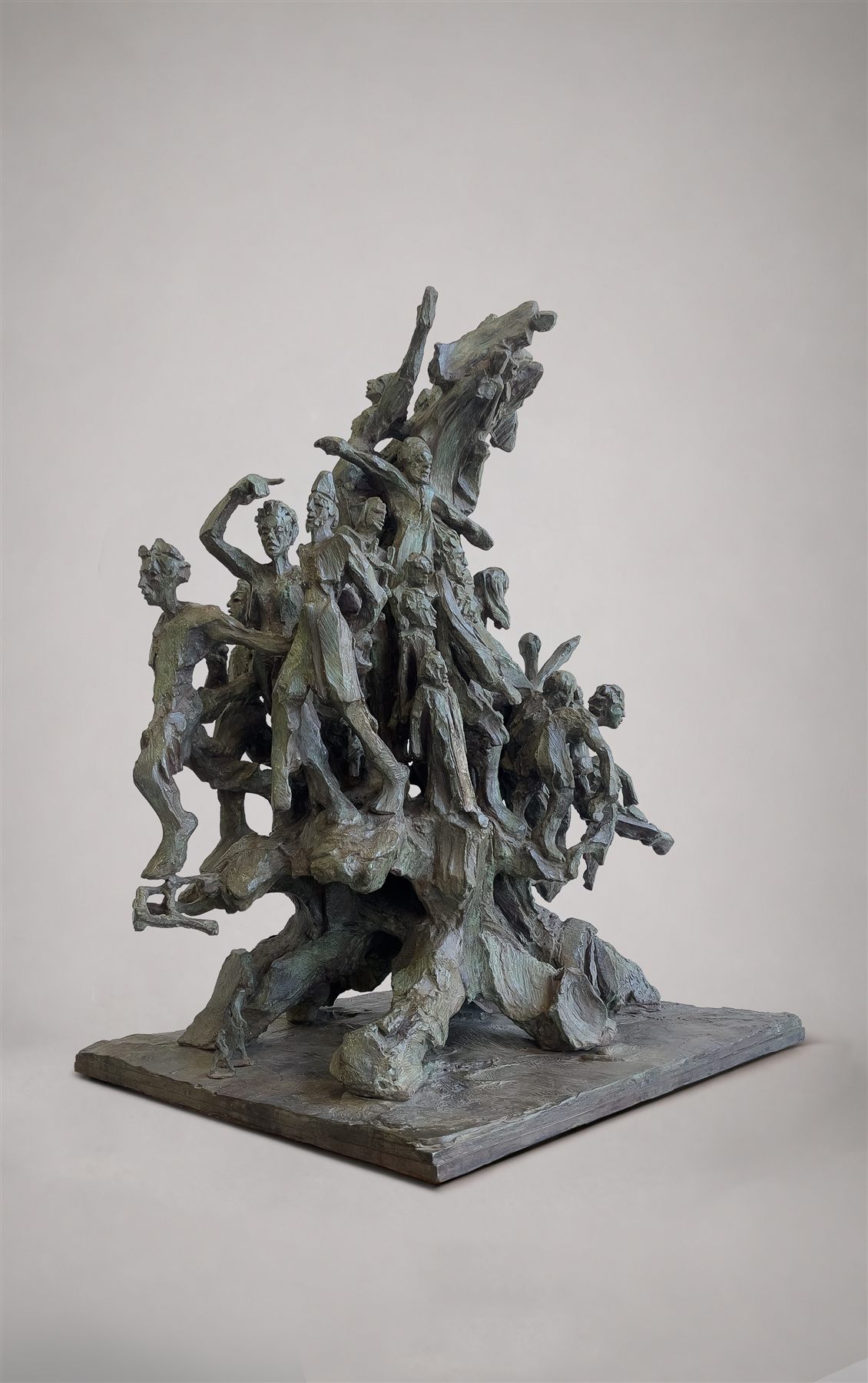 Mémorial « Le Cèdre de la Liberté », échelle 1/36, Dossier II (2003), sculpture d'Antoine Berberi, vue 2 sur 12