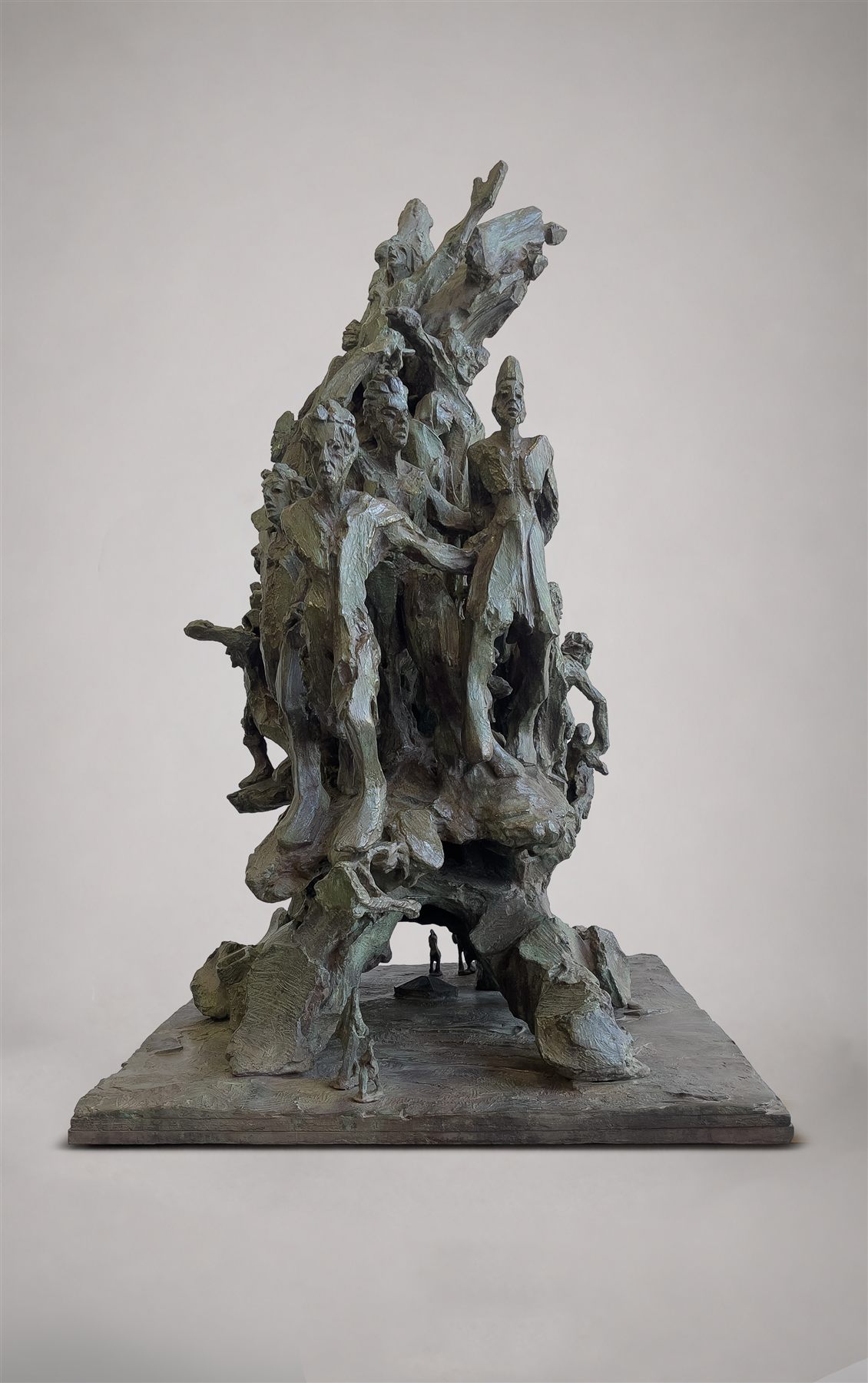 Mémorial « Le Cèdre de la Liberté », échelle 1/36, Dossier II (2003), sculpture d'Antoine Berberi, vue 3 sur 12