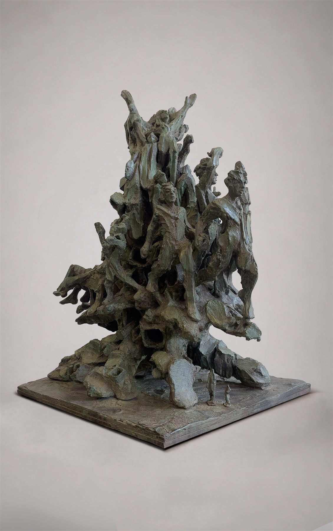 Mémorial « Le Cèdre de la Liberté », échelle 1/36, Dossier II (2003), sculpture d'Antoine Berberi, vue 4 sur 12