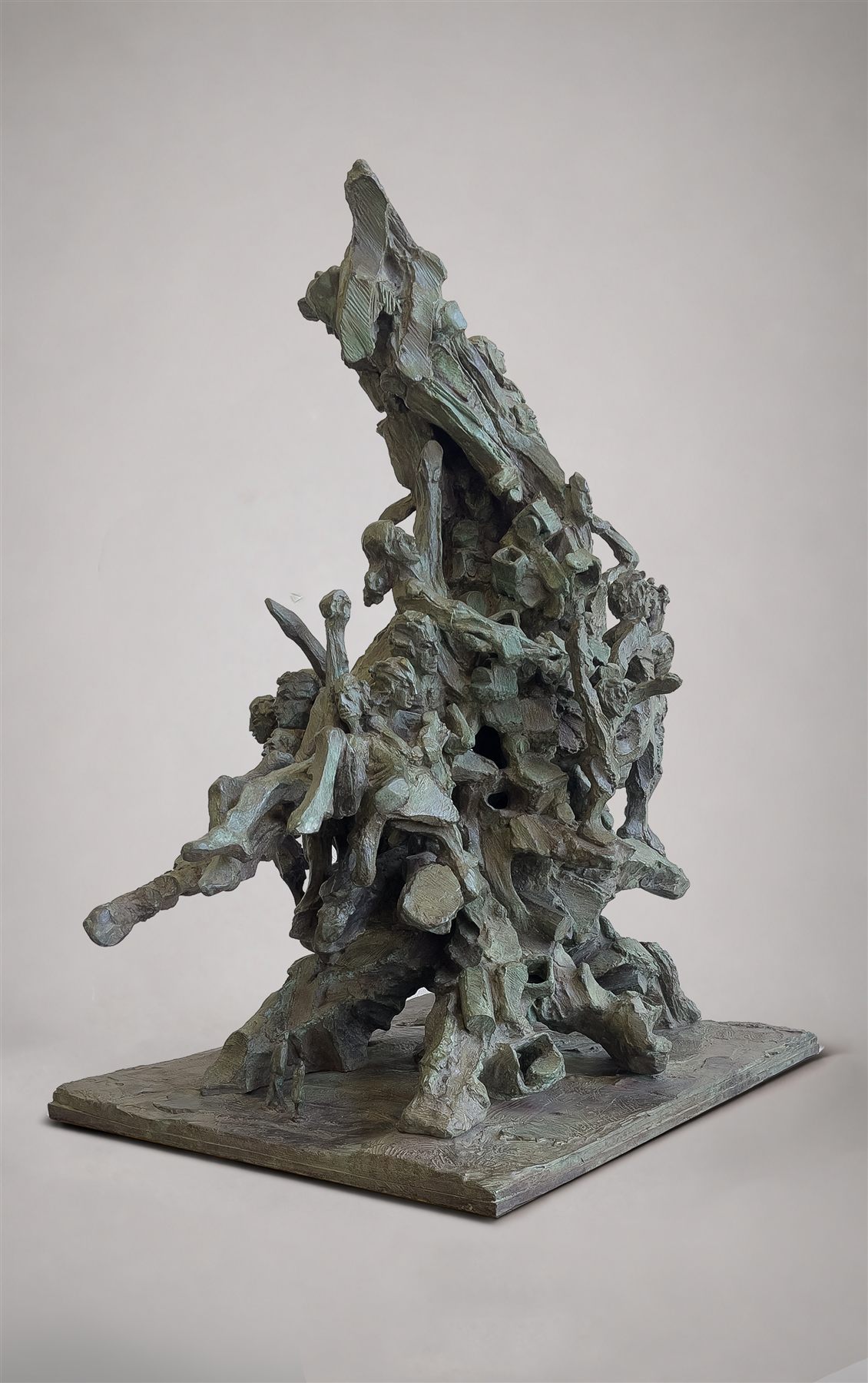 Mémorial « Le Cèdre de la Liberté », échelle 1/36, Dossier II (2003), sculpture d'Antoine Berberi, vue 6 sur 12