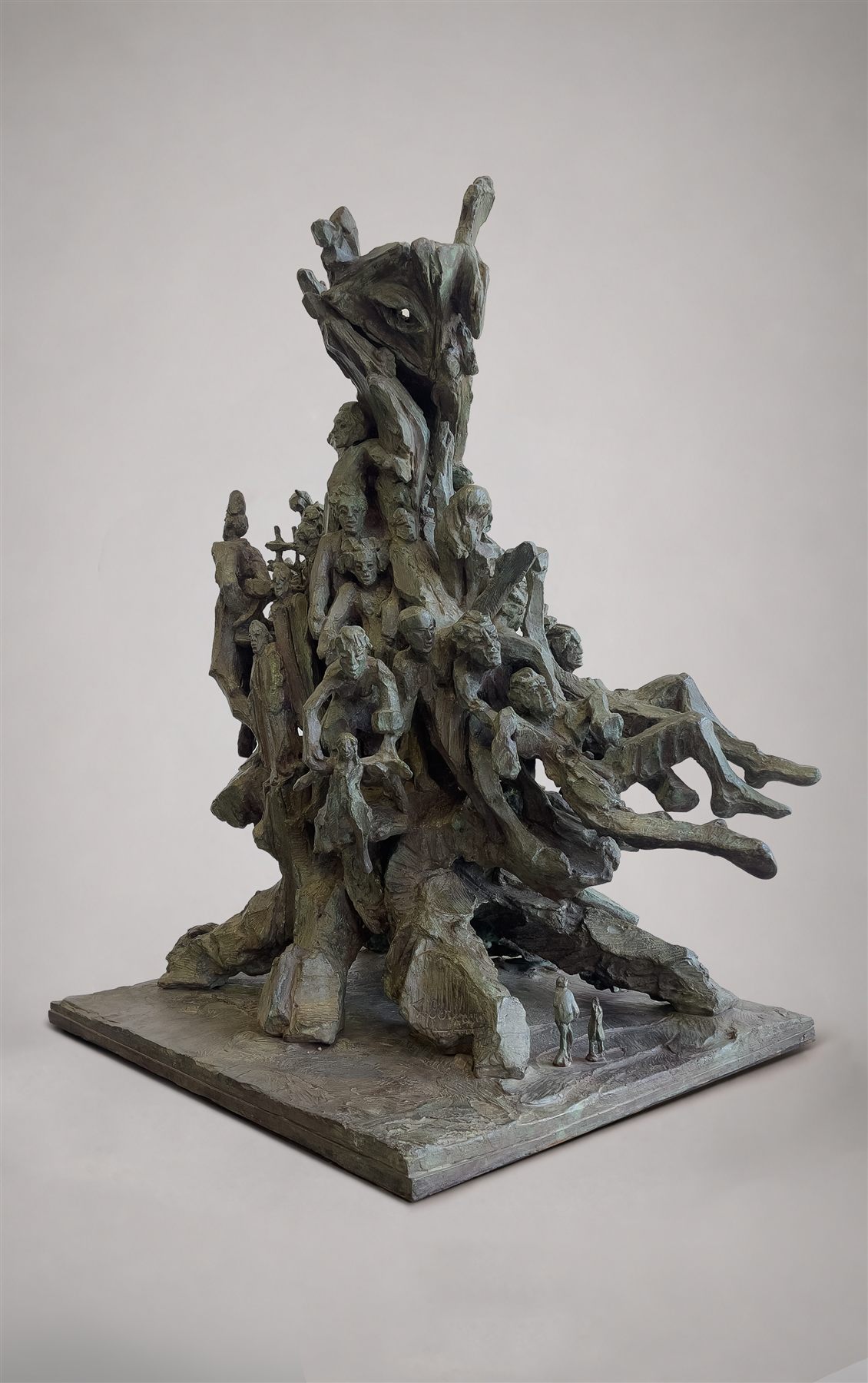 Mémorial « Le Cèdre de la Liberté », échelle 1/36, Dossier II (2003), sculpture d'Antoine Berberi, vue 8 sur 12