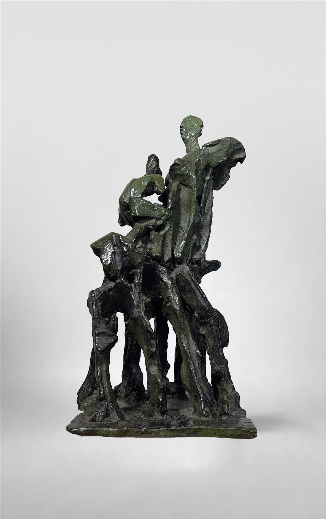 Berythe et Psyché (1995), sculpture d'Antoine Berberi, vue 4 sur 7