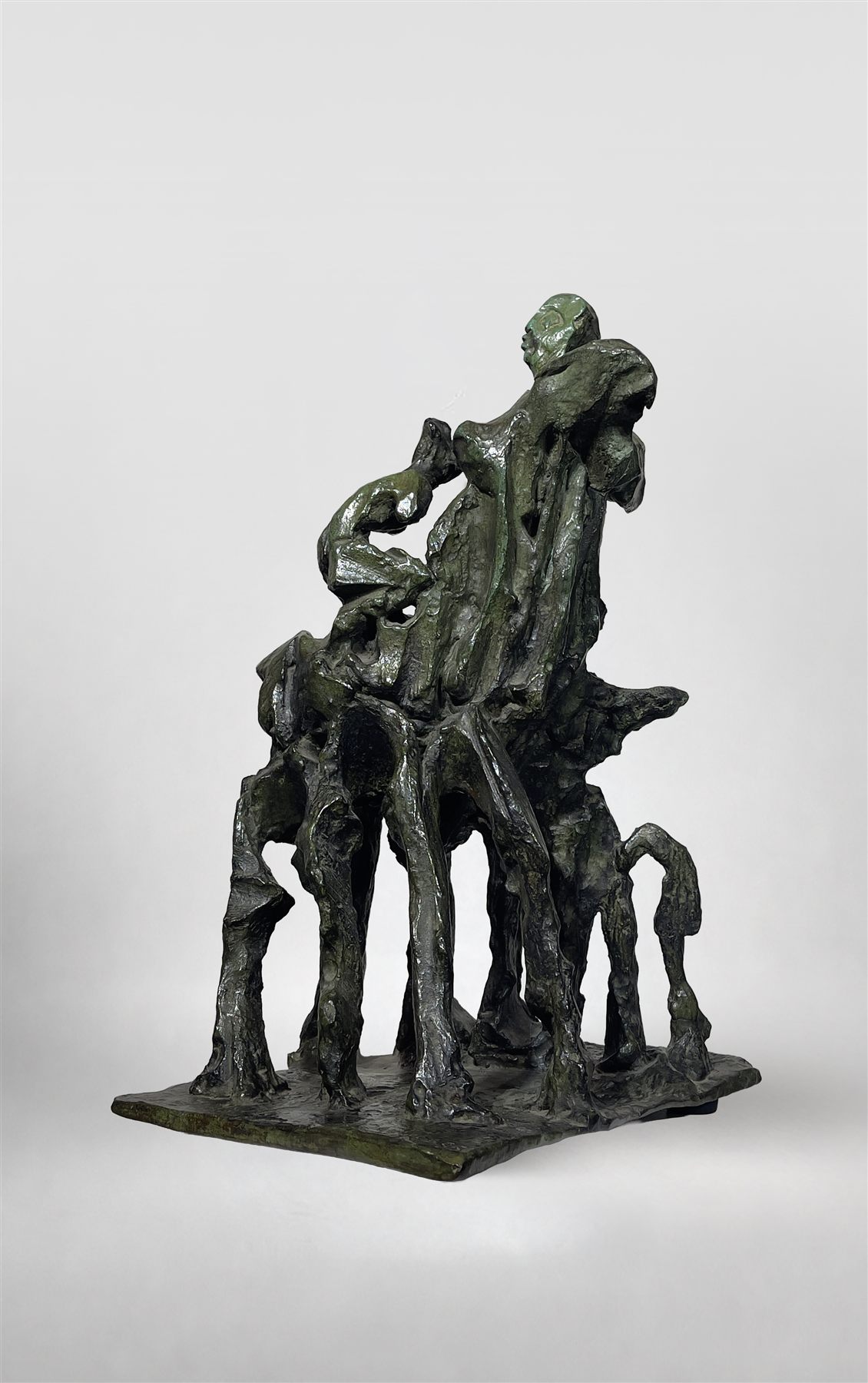 Berythe et Psyché (1995), sculpture d'Antoine Berberi, vue 5 sur 7