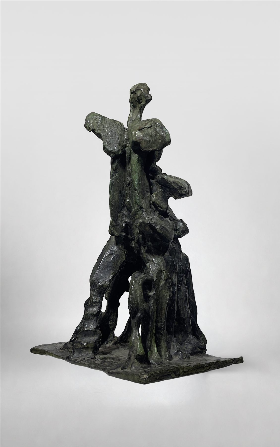 Berythe et Psyché (1995), sculpture d'Antoine Berberi, vue 6 sur 7