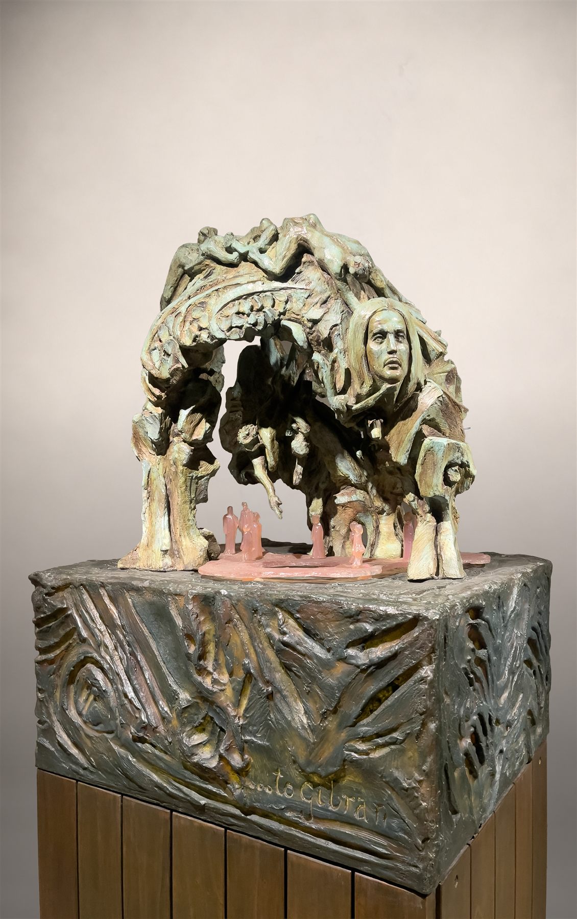 Tribut to Gibran Khalil Gibran, Dossier II (2000), sculpture d'Antoine Berberi, vue 11 sur 20