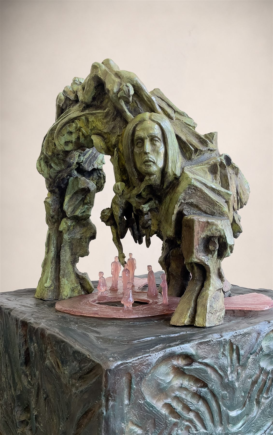 Tribut to Gibran Khalil Gibran, Dossier II (2000), sculpture d'Antoine Berberi, vue 13 sur 20