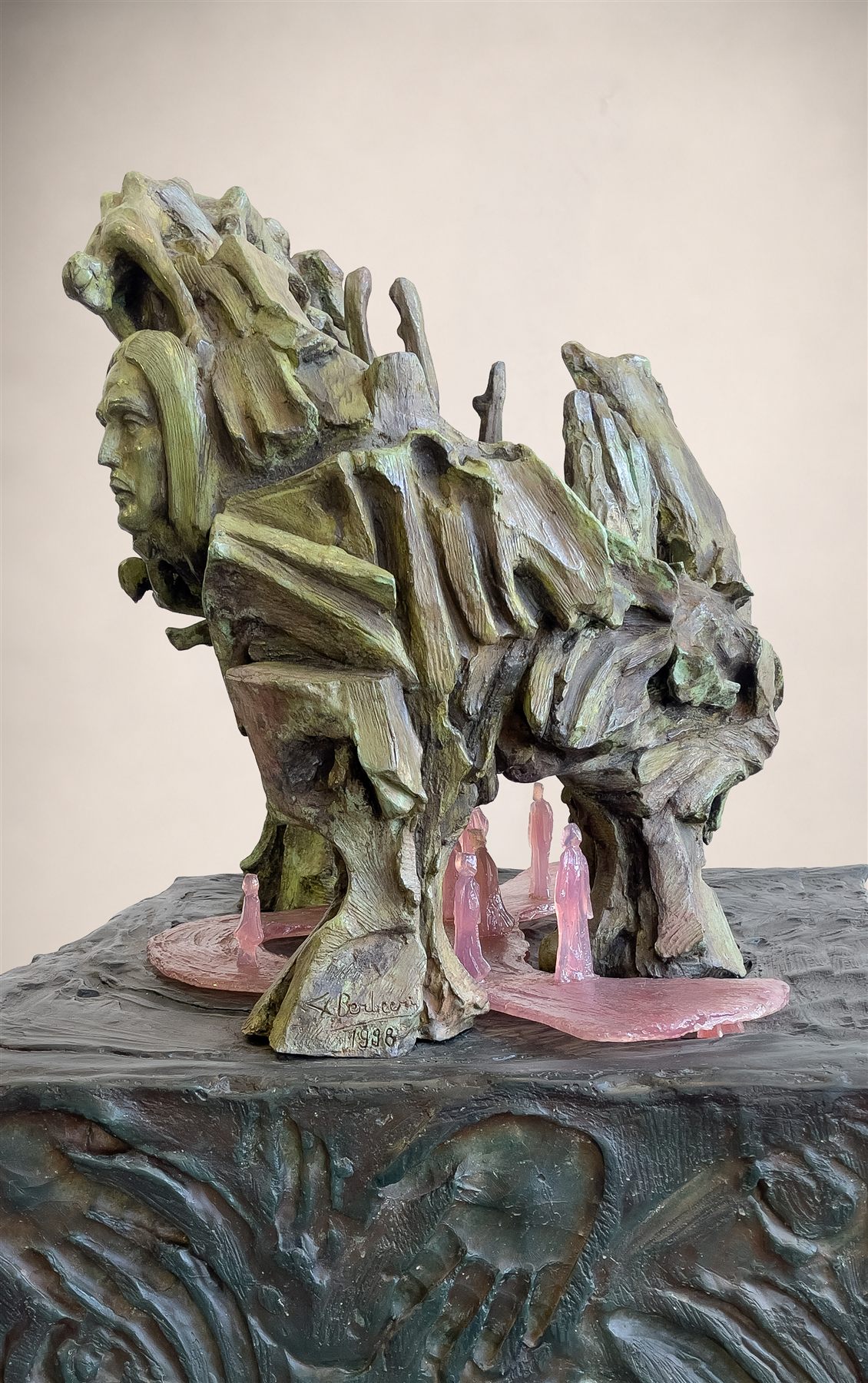 Tribut to Gibran Khalil Gibran, Dossier II (2000), sculpture d'Antoine Berberi, vue 14 sur 20