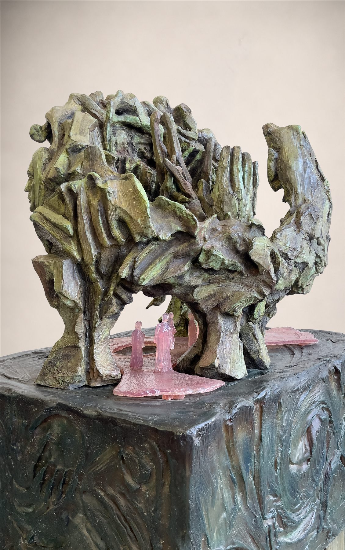 Tribut to Gibran Khalil Gibran, Dossier II (2000), sculpture d'Antoine Berberi, vue 15 sur 20