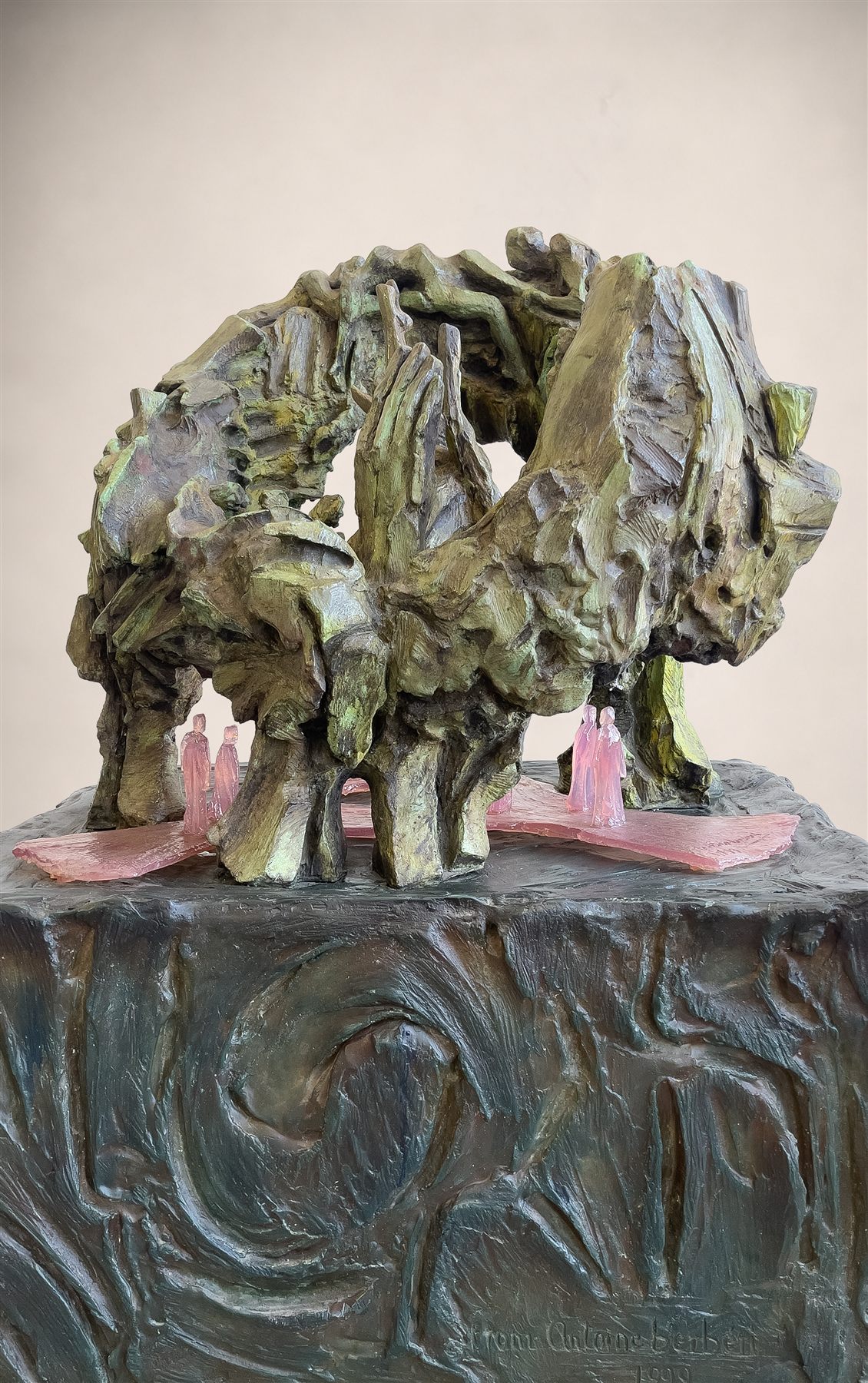 Tribut to Gibran Khalil Gibran, Dossier II (2000), sculpture d'Antoine Berberi, vue 16 sur 20