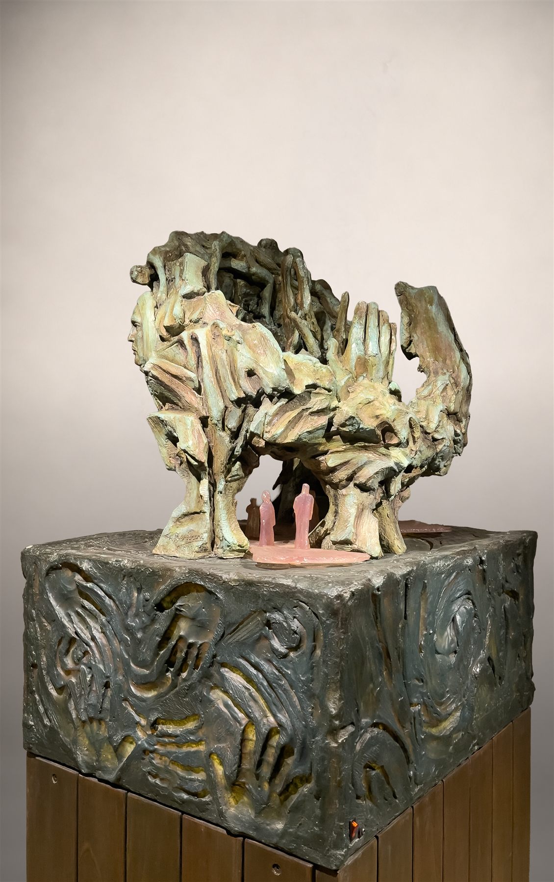 Tribut to Gibran Khalil Gibran, Dossier II (2000), sculpture d'Antoine Berberi, vue 3 sur 20