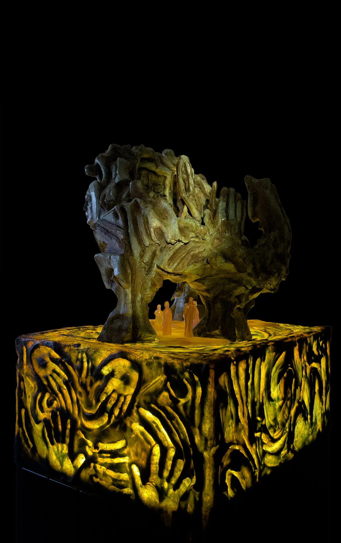 Tribut to Gibran Khalil Gibran, Dossier II (2000), sculpture d'Antoine Berberi, vue 4 sur 20