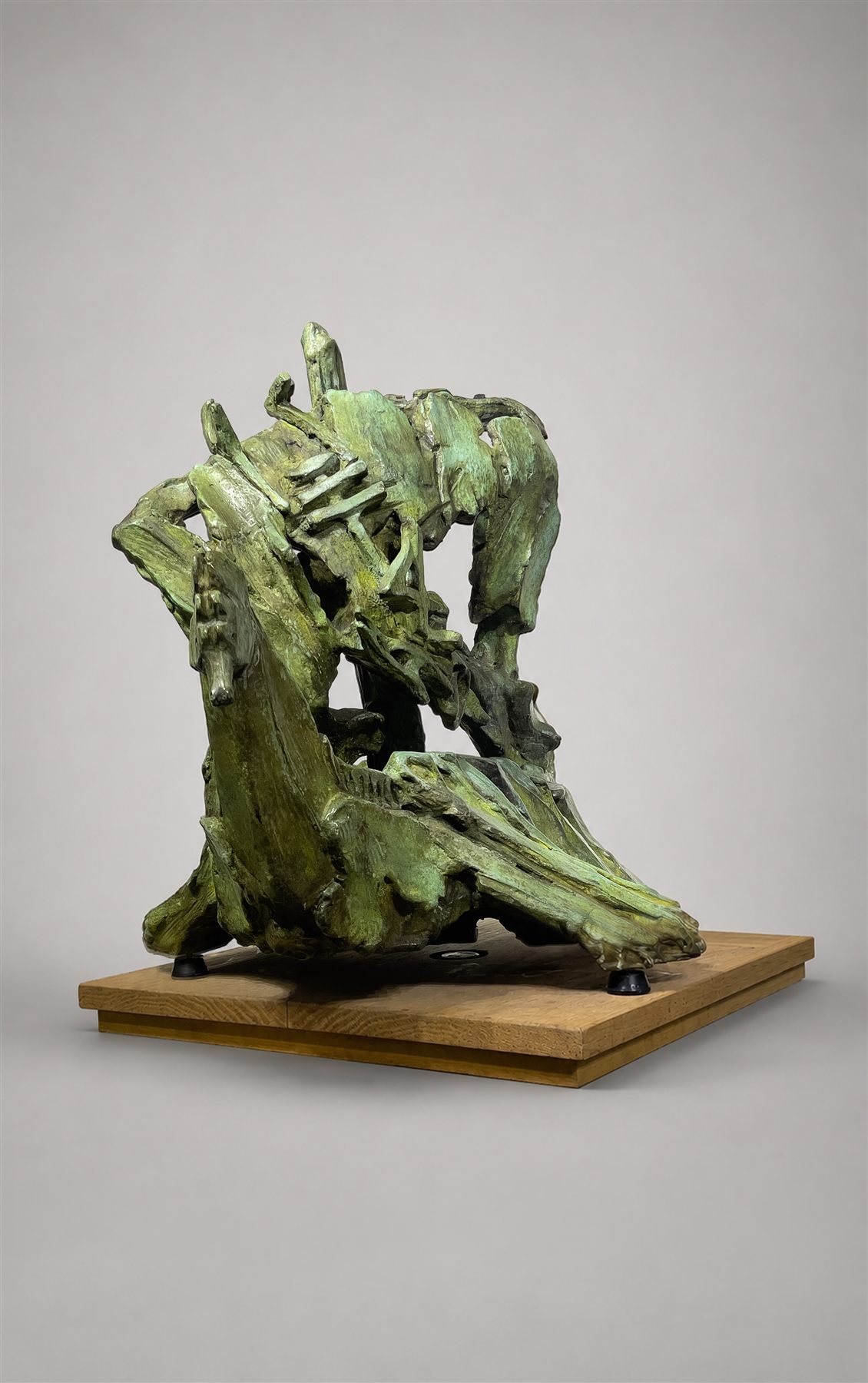 Au Premier Marin et l'Alphabet, Dossier II (1998), sculpture by Antoine Berberi, view 3 of 9