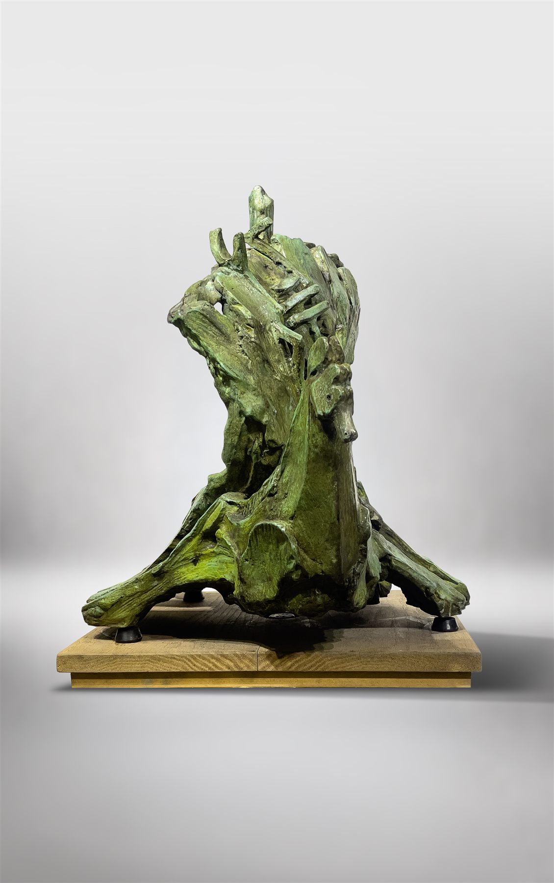 Au Premier Marin et l'Alphabet, Dossier II (1998), sculpture by Antoine Berberi, view 4 of 9