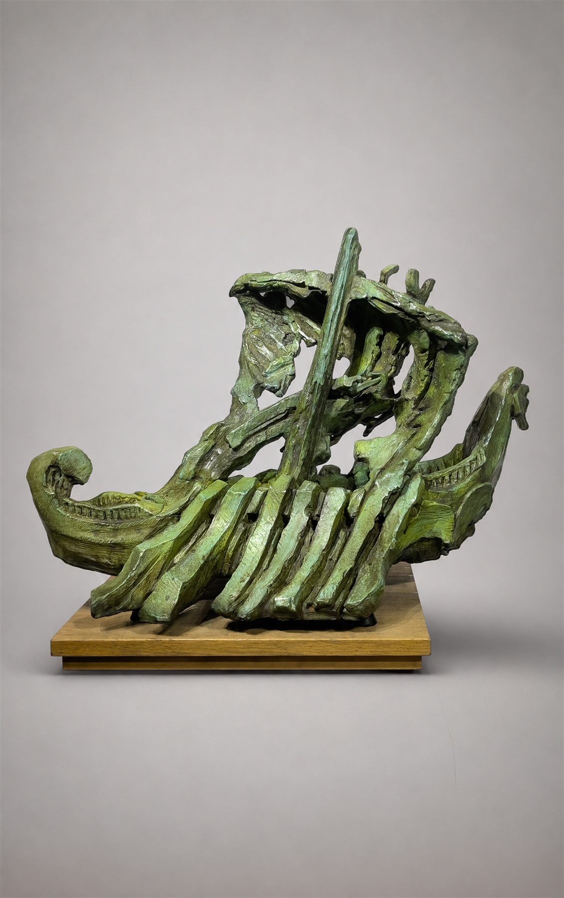 Au Premier Marin et l'Alphabet, Dossier II (1998), sculpture by Antoine Berberi, view 6 of 9