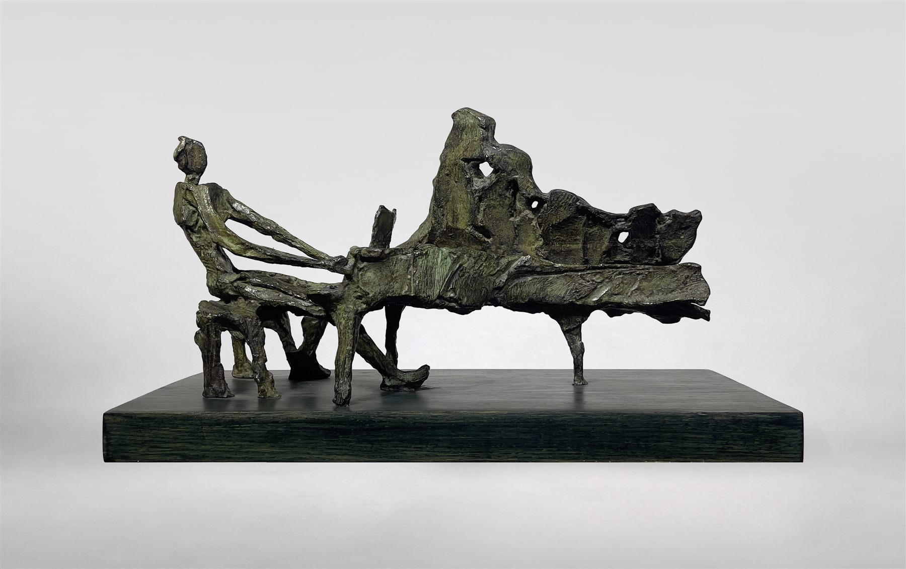 Le Pianiste (1980), sculpture d'Antoine Berberi, vue 3 sur 7