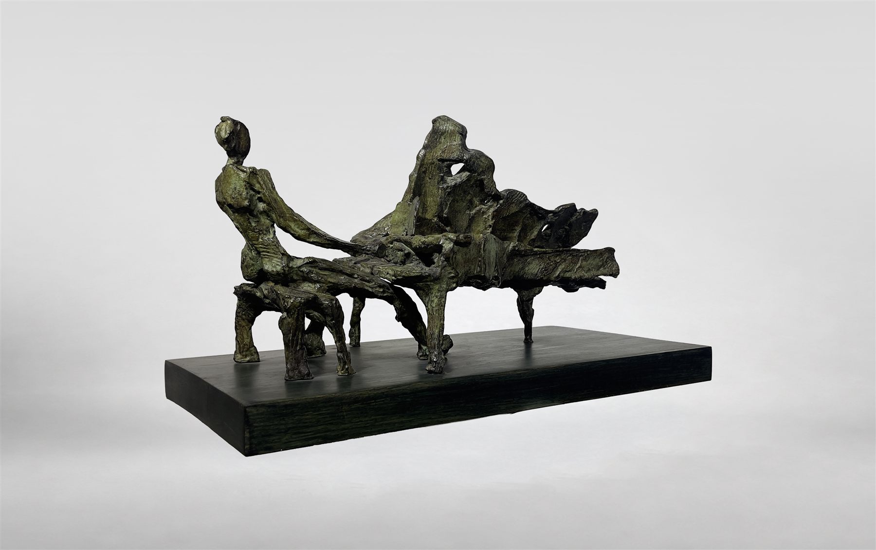 Le Pianiste (1980), sculpture d'Antoine Berberi, vue 4 sur 7