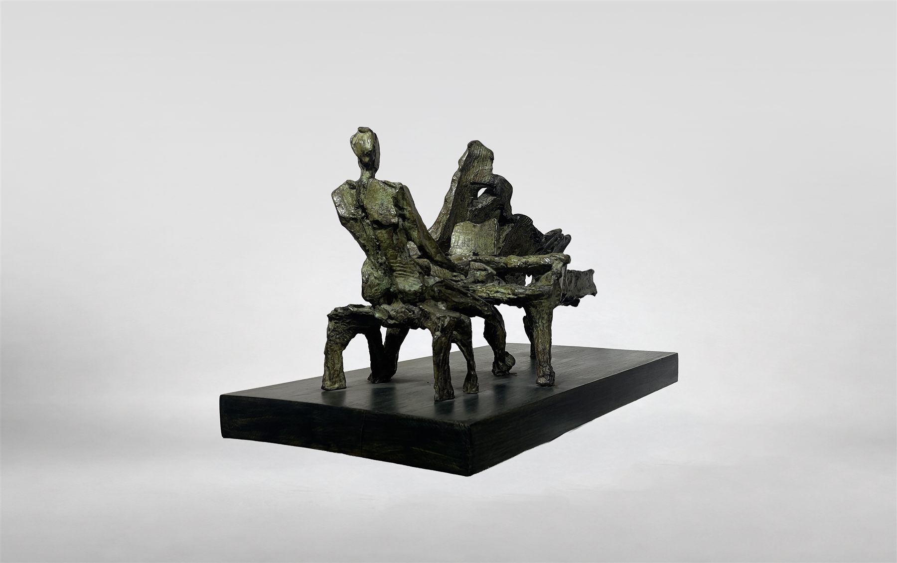 Le Pianiste (1980), sculpture d'Antoine Berberi, vue 5 sur 7